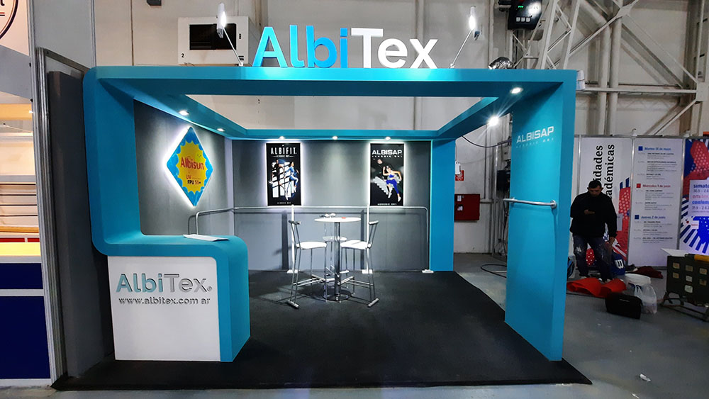 stand Albitex exposición EMITEX 2022